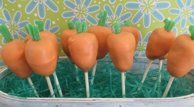 Carrot Cake Pops with Carrot Cake!