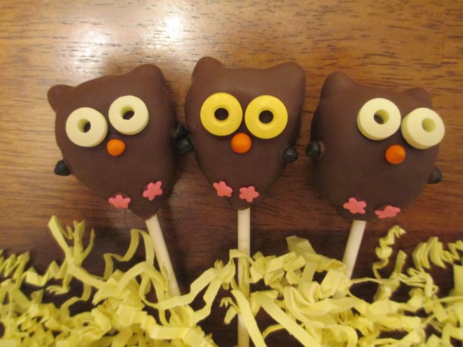 Look Whoooo's Here - Owl Cake Pops